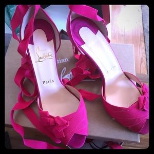 Authentic Christian Louboutin Christeriva Pink